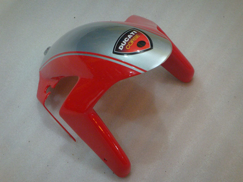 Red and Silver Black Factory Style - Ducati 749/999 05-06 Fairing Kit (Single Passenger Seat)
