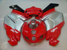 Bild in der Galerieansicht laden, Red and Silver Black Factory Style - Ducati 749/999 05-06 Fairing Kit (Single Passenger Seat)