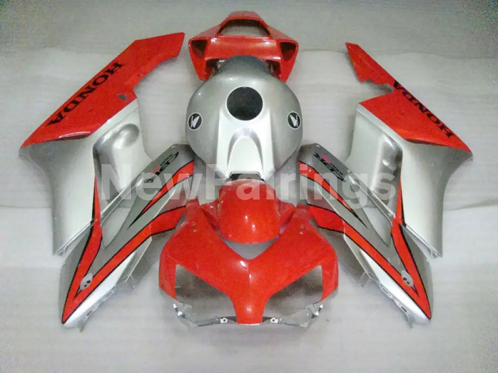 Red and Silver Factory Style - CBR1000RR 04-05 Fairing Kit