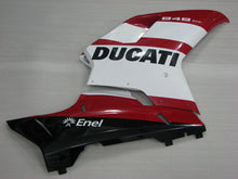Bild in der Galerieansicht laden, Red and White Black Enel - Ducati 848 07-11 Fairing Kit