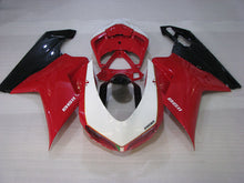 Bild in der Galerieansicht laden, Red and White Black Factory Style - Ducati 1198 07-11 Fairing Kit