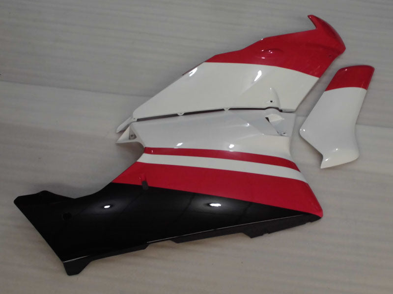 Red and White Black Factory Style - Ducati 749/999 05-06 Fairing Kit (Single Passenger Seat)