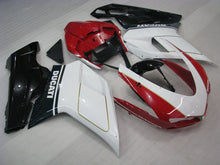 Bild in der Galerieansicht laden, Red and White Black Factory Style - Ducati 848/1098/1198 07-11 Fairing Kit