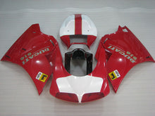 Bild in der Galerieansicht laden, Red and White Black Factory Style - Ducati 916 96-02 Fairing Kit (Single Passenger Seat)