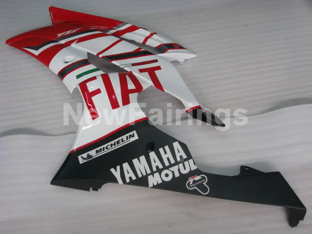 Red and White Black FIAT - YZF-R6 08-16 Fairing Kit Vehicles & Parts > Vehicle Parts & Accessories > Motor Vehicle