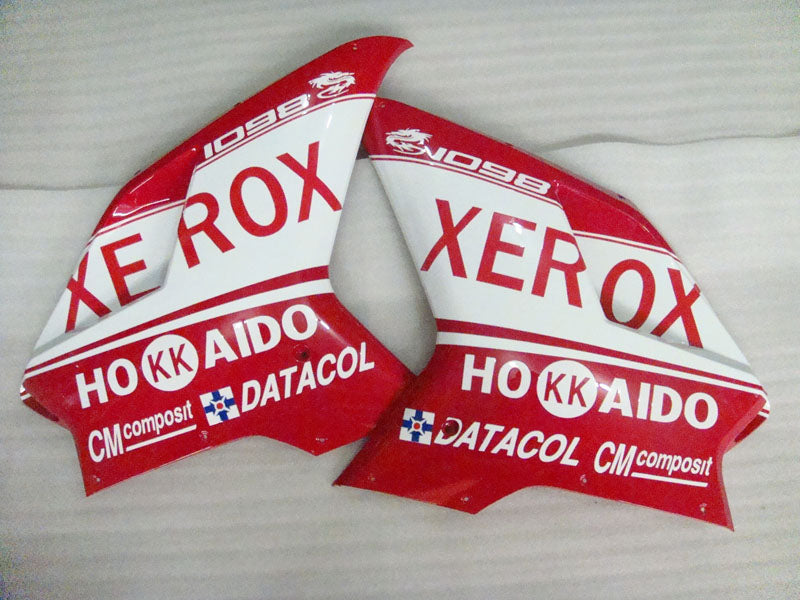 Red White and Black Xerox - Ducati 1098 07-11 Fairing Kit