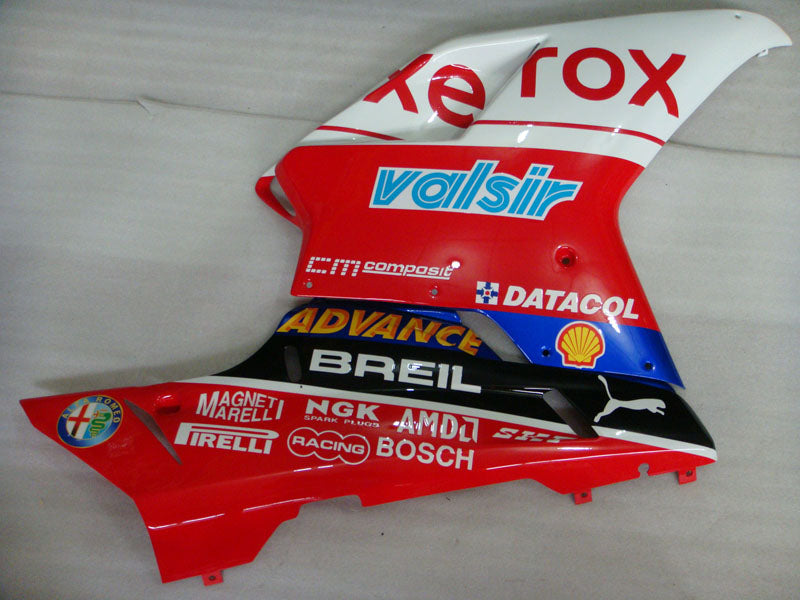 Red and White Black Xerox - Ducati 1098 07-11 Fairing Kit