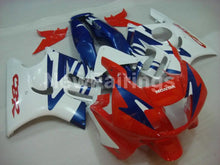 Laden Sie das Bild in den Galerie-Viewer, Red and White Blue Factory Style - CBR600 F3 95-96 Fairing Kit