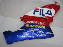 Bild in der Galerieansicht laden, Red and White Blue FILA - Ducati 749/999 03-04 Fairing Kit (Single Passenger Seat)
