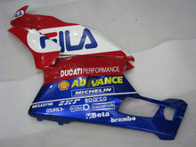 Bild in der Galerieansicht laden, Red and White Blue FILA - Ducati 749/999 03-04 Fairing Kit (Single Passenger Seat)
