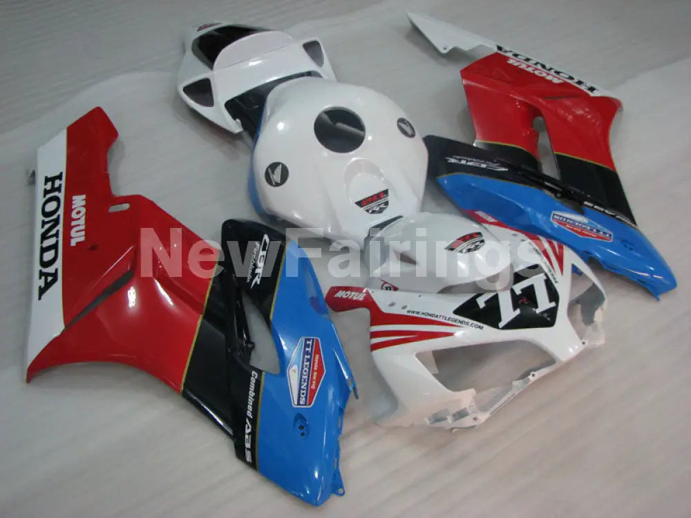 Red and White Blue MOTUL - CBR1000RR 04-05 Fairing Kit