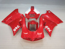 Bild in der Galerieansicht laden, Red and White Factory Style - Ducati 748 96-02 Fairing Kit (Single Passenger Seat)