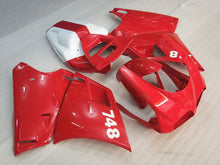 Bild in der Galerieansicht laden, Red and White Factory Style - Ducati 748 96-02 Fairing Kit (Single Passenger Seat)