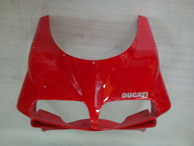 Red and White Factory Style - Ducati 916 96-02 Fairing Kit (Single Passenger Seat)