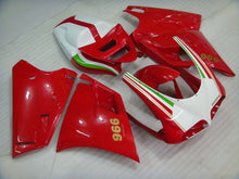 Bild in der Galerieansicht laden, Red White Factory Style - Ducati 996 96-02 Fairing Kit (Single Passenger Seat)