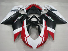 Bild in der Galerieansicht laden, Red and White Matte Black Factory Style - Ducati 848/1098/1198 07-11 Fairing Kit