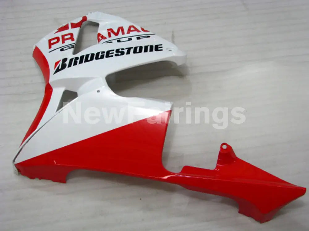 Red and White PRAMAC - CBR600RR 05-06 Fairing Kit