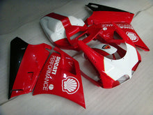 Bild in der Galerieansicht laden, Red and White Shell - Ducati 748/916/996/998 96-02 Fairing Kit (Single Passenger Seat)