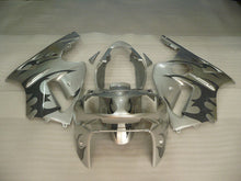 Laden Sie das Bild in den Galerie-Viewer, Silver and Black Flame - NINJA ZX-12R 02-04 Fairing Kit
