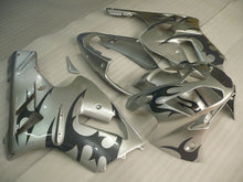 Laden Sie das Bild in den Galerie-Viewer, Silver and Black Flame - NINJA ZX-12R 02-04 Fairing Kit