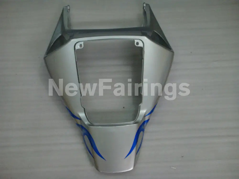 Silver and Blue Flame - CBR1000RR 06-07 Fairing Kit