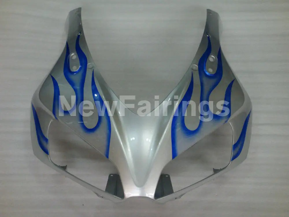 Silver and Blue Flame - CBR1000RR 06-07 Fairing Kit
