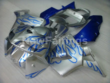 Laden Sie das Bild in den Galerie-Viewer, Silver and Blue Flame - CBR600RR 05-06 Fairing Kit -