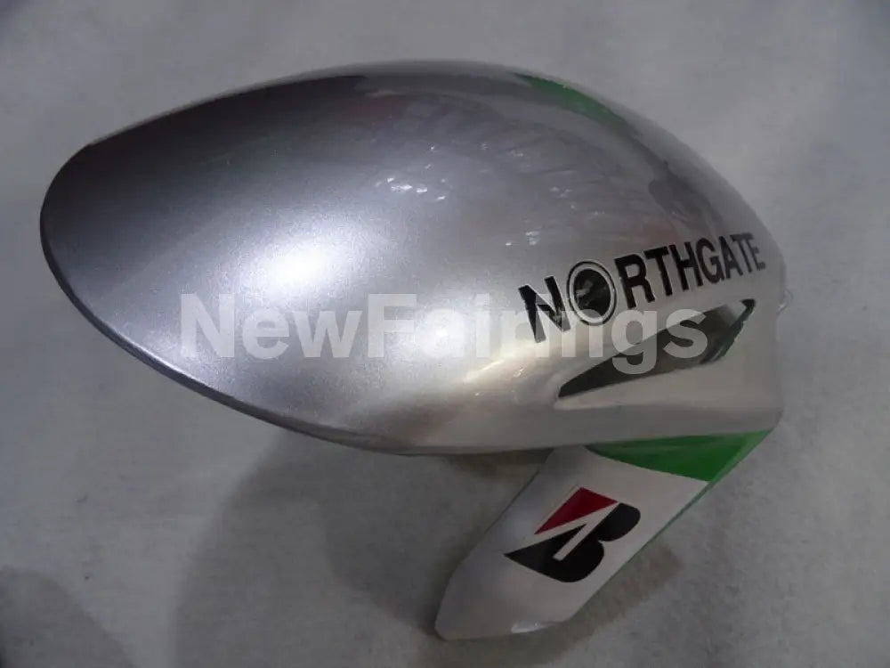 Silver and Green DRIVE - CBR1000RR 08-11 Fairing Kit
