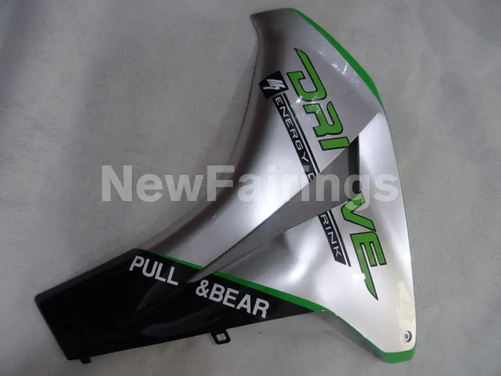 Silver and Green DRIVE - CBR1000RR 08-11 Fairing Kit