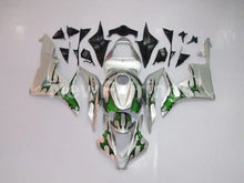 Laden Sie das Bild in den Galerie-Viewer, Silver and Green Factory Style - CBR600RR 07-08 Fairing Kit