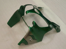 Laden Sie das Bild in den Galerie-Viewer, Silver and Green Flame - NINJA ZX-9R 00-01 Fairing Kit