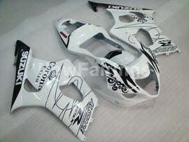 White and Black Corona - GSX-R1000 03-04 Fairing Kit