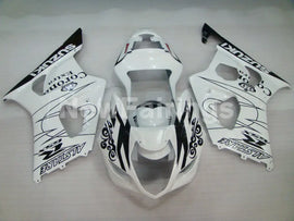 White and Black Corona - GSX-R1000 03-04 Fairing Kit