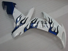 Laden Sie das Bild in den Galerie-Viewer, White and Blue Flame - YZF-R1 04-06 Fairing Kit - Vehicles