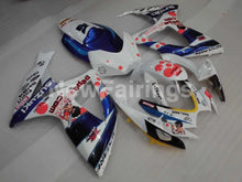Laden Sie das Bild in den Galerie-Viewer, White and Blue Red Dark Dog - GSX-R600 06-07 Fairing Kit -