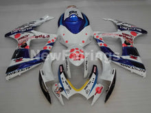 Laden Sie das Bild in den Galerie-Viewer, White and Blue Red Dark Dog - GSX-R600 06-07 Fairing Kit -