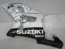 Bild in der Galerieansicht laden, White and Black Corona - GSX-R600 01-03 Fairing Kit