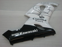 Laden Sie das Bild in den Galerie-Viewer, White and Black Corona - NINJA ZX-6R 05-06 Fairing Kit