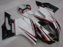 Bild in der Galerieansicht laden, White and Black Factory Style - Ducati 1199 Panigale 12-14 Fairing Kit