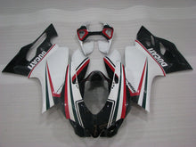 Bild in der Galerieansicht laden, White and Black Factory Style - Ducati 1199 Panigale 12-14 Fairing Kit