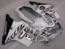 Laden Sie das Bild in den Galerie-Viewer, White and Black Flame - CBR600 F4 99-00 Fairing Kit