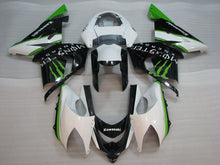 Bild in der Galerieansicht laden, White and Black Green Monster - NINJA ZX-10R 04-05 Fairing Kit