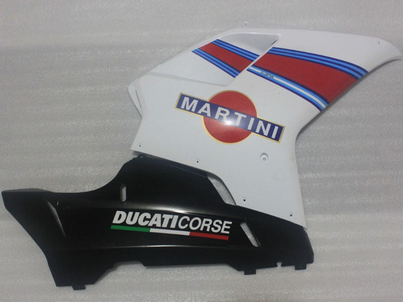 White and Black MARTINI - Ducati 848/1098/1198 07-11 Fairing Kit