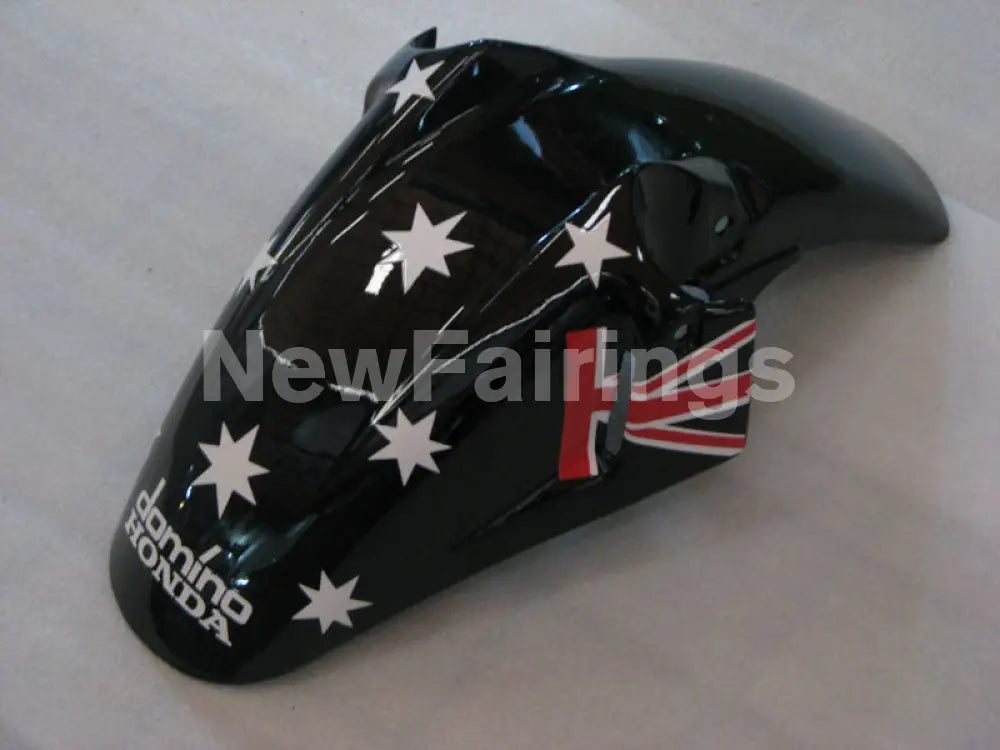 White and Black Red Lee - CBR600 F2 91-94 Fairing Kit