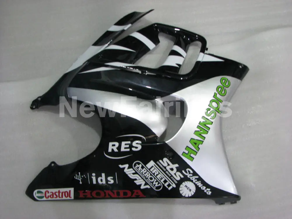 White and Black Silver HANN Spree - CBR600 F3 95-96 Fairing Kit