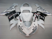 Laden Sie das Bild in den Galerie-Viewer, White and Black West - NINJA ZX-6R 05-06 Fairing Kit