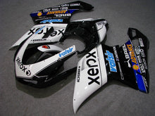 Bild in der Galerieansicht laden, White and Black Xerox - Ducati 848/1098/1198 07-11 Fairing Kit