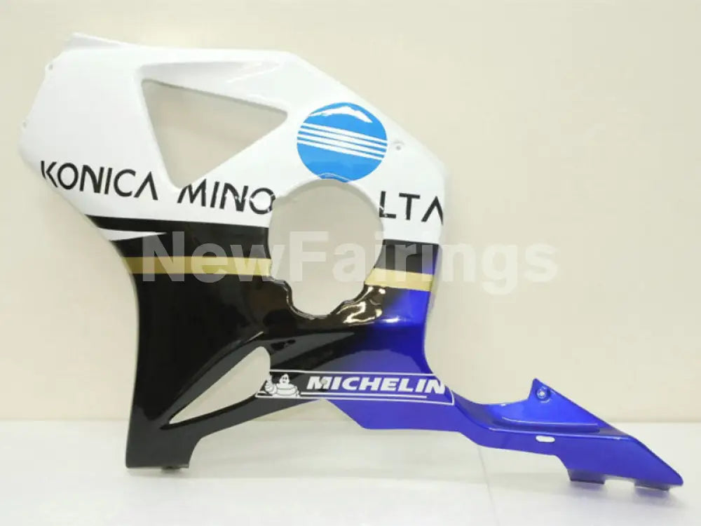 White and Blue Black Konica Minolta - CBR 954 RR 02-03 Fairing Kit
