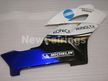 Laden Sie das Bild in den Galerie-Viewer, White and Blue Konica Minolta - CBR1000RR 04-05 Fairing Kit