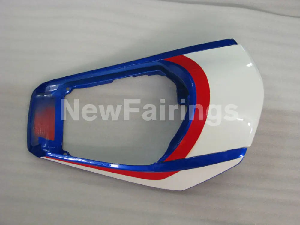 White and Blue Red No decals - CBR1000RR 08-11 Fairing Kit